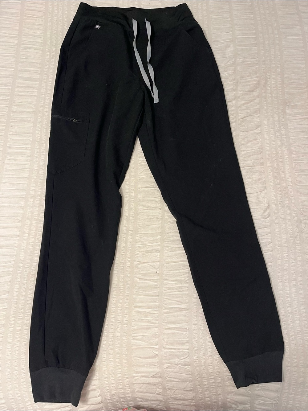 Figs Black Scrub Joggers, Small Tall
